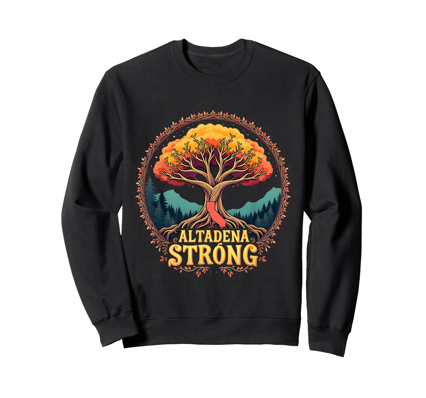 California Altadena Strong Women Men Supporters T-Shirt
