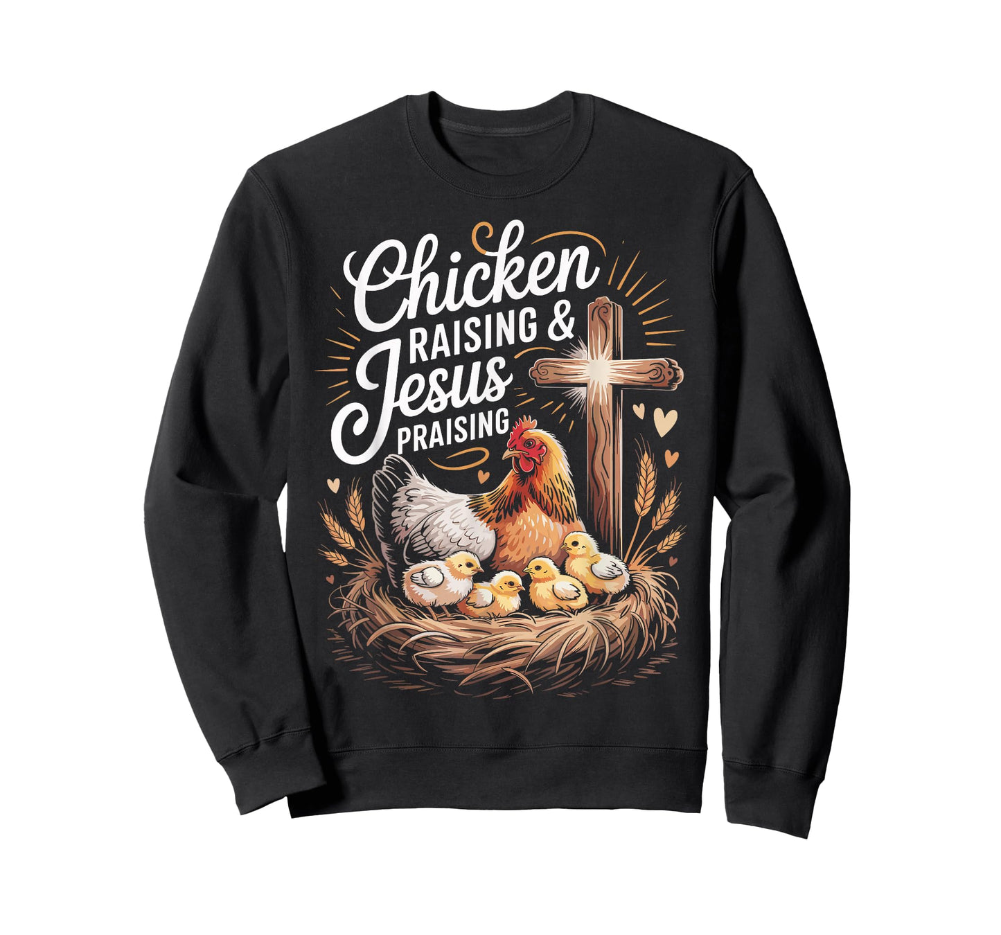 Chicken Raising & Jesus Praising T-Shirt