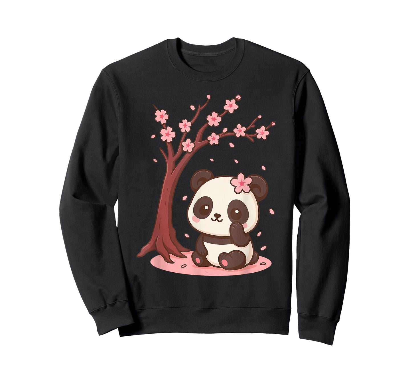 Japanese Panda Kawaii Cherry Blossom Sakura Anime T-Shirt