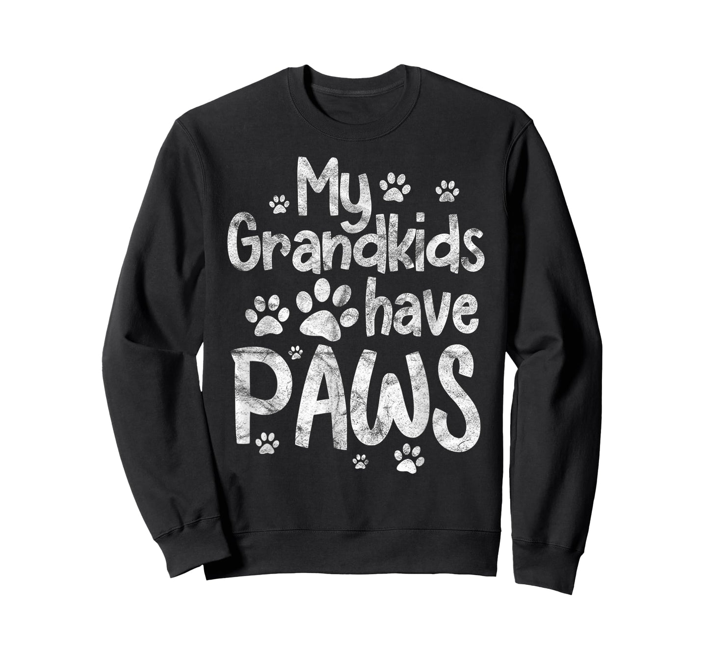 My Grandkids Have Paws Funny Dog Cat Grandma Grandmother T-Shirt