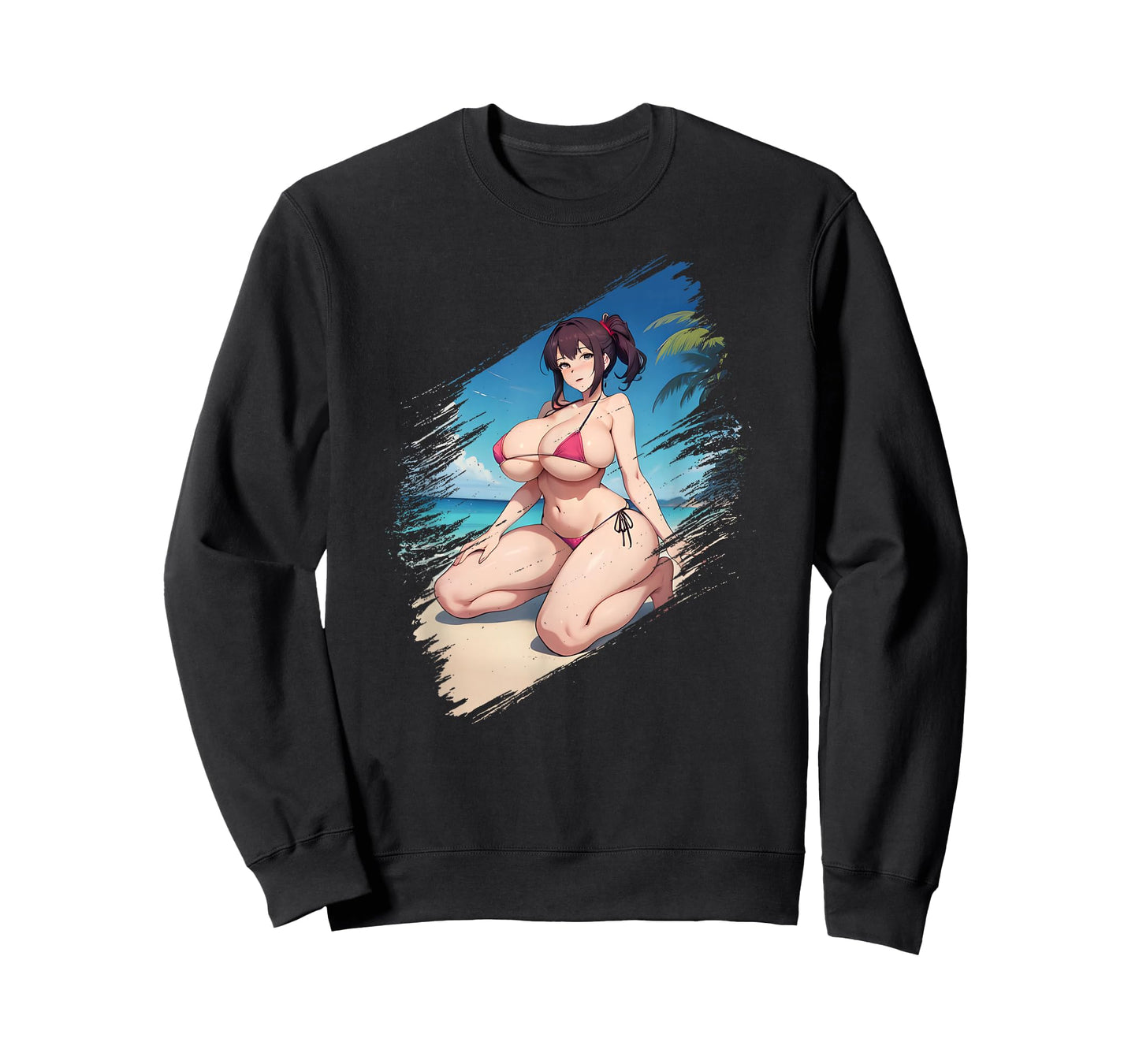 Big Boobs Anime Manga Girl Women Bikini T-Shirt