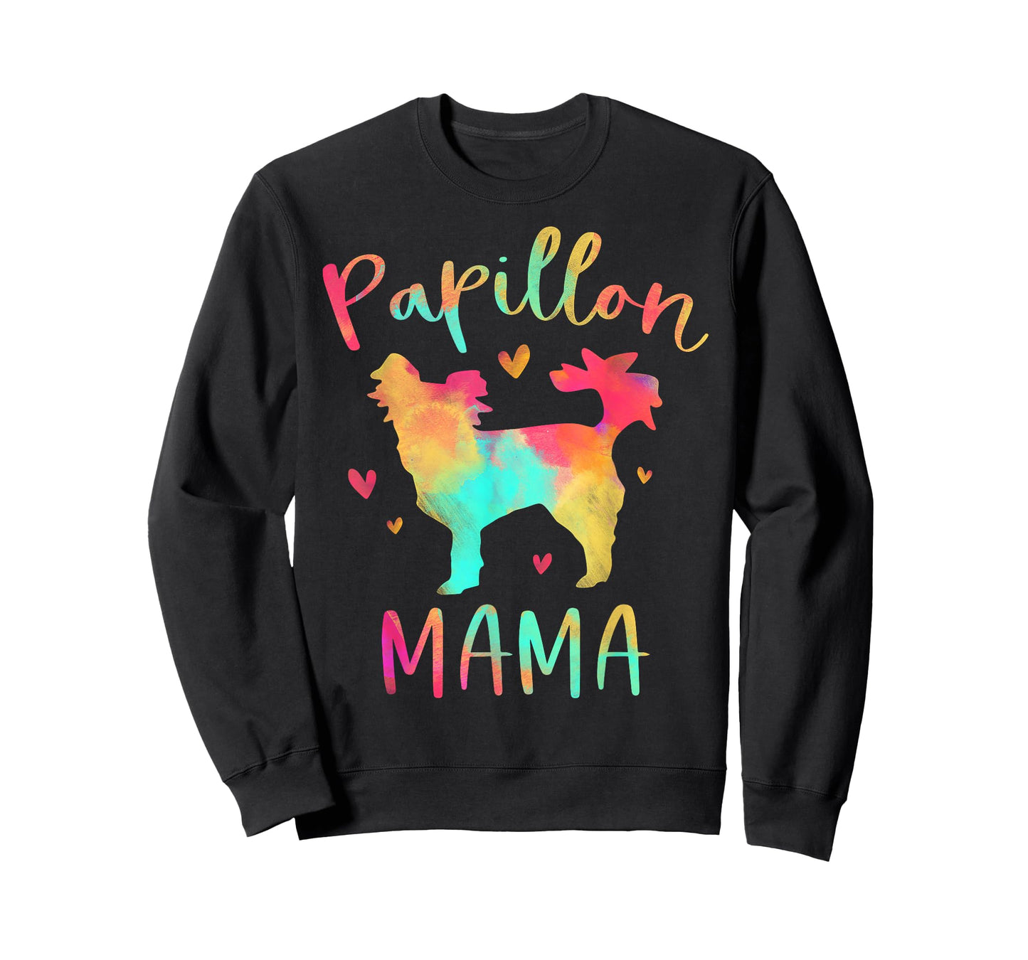 Papillon Mama Colorful Papillon Gifts Dog Mom T-Shirt