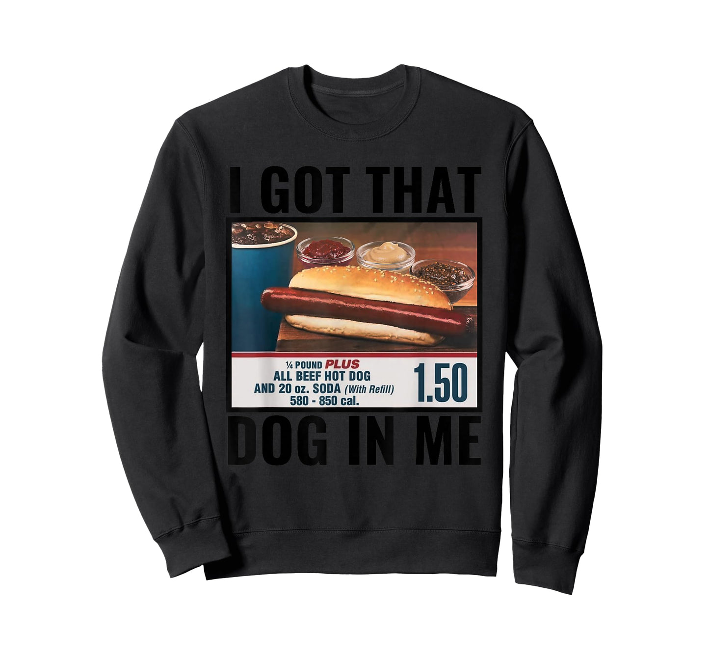I Got That Dog In Me Funny Retro Vintage Sports Meme Hotdog T-Shirt