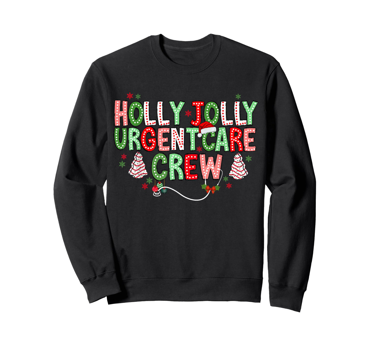 Urgent Care Nurse Crew Christmas Minor Injury Unit RN ICU T-Shirt