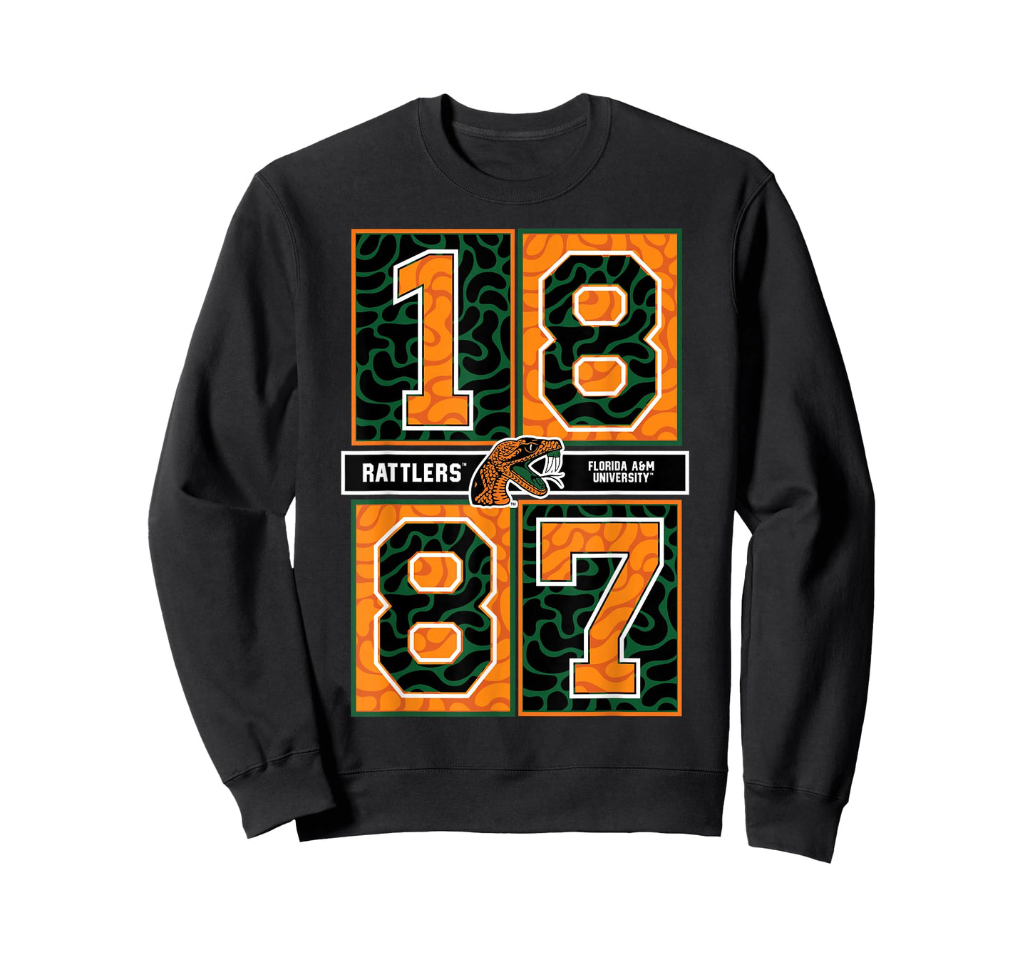 Florida A&M University - FAMU Rattlers Concrete Date HBCU T-Shirt
