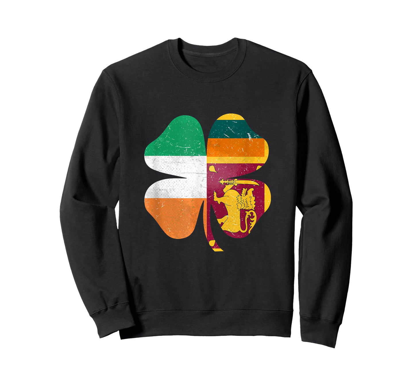Sri Lankan Irish Shamrock Sri Lanka Ireland St Patrick's Day T-Shirt