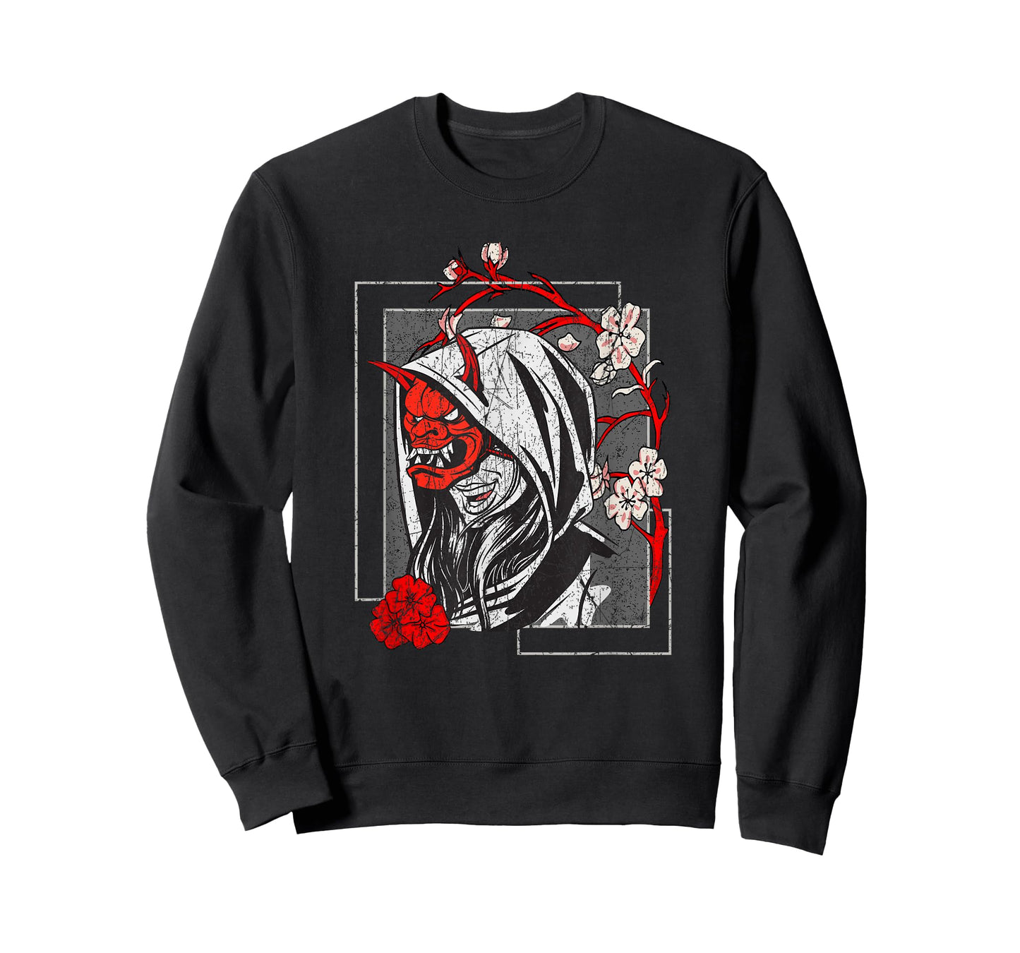 Oni Monster Yokai Hannya Anime Girl Harajuku Japan Aesthetic T-Shirt