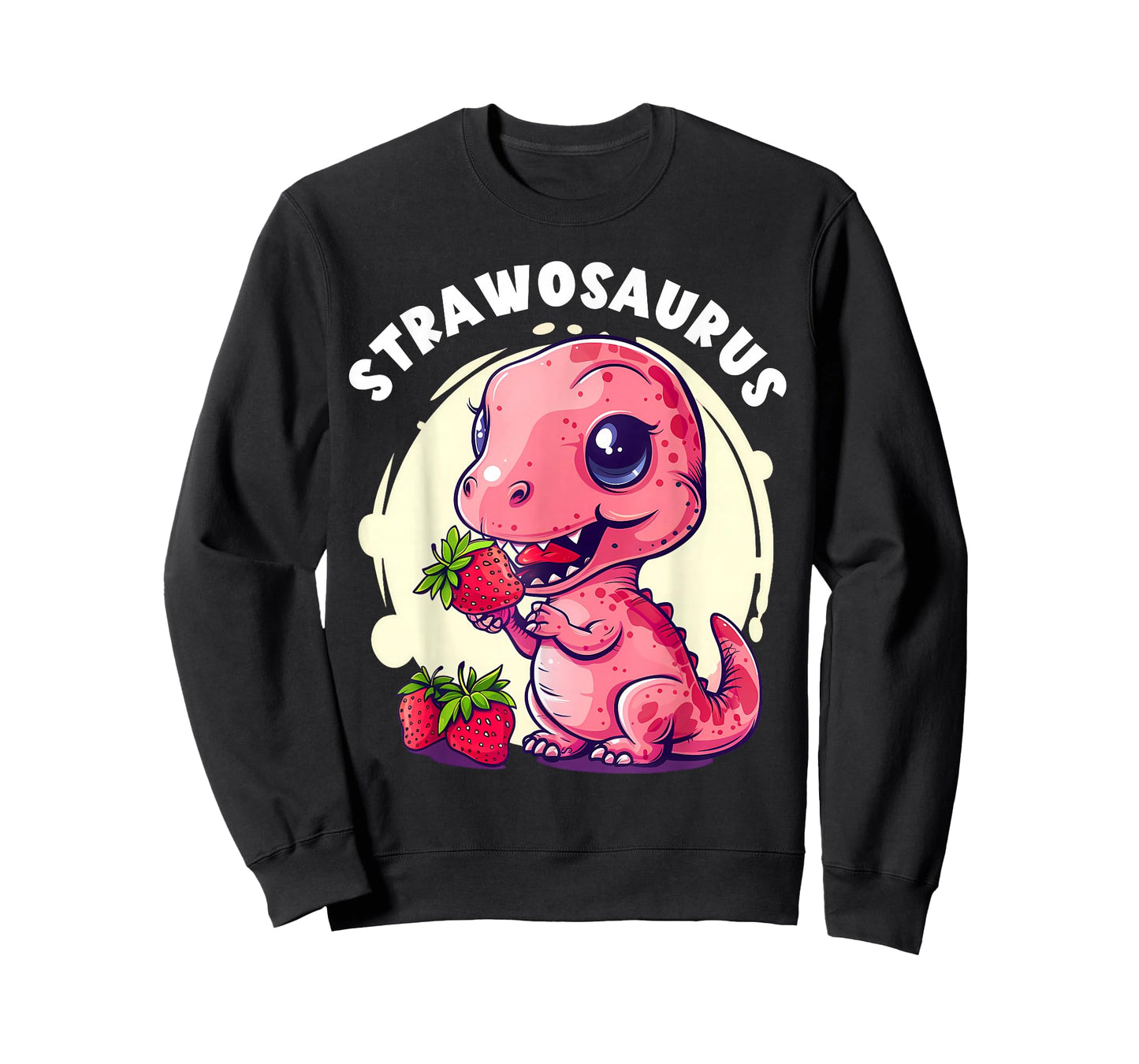 Strawberry Dinosaur Cute Dinosaur Strawberry Fruit T-Rex T-Shirt