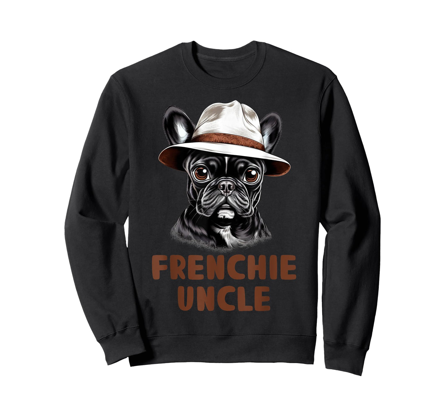 Frenchie Uncle Dog Lover Gift Funny Puppy French Bulldog T-Shirt for Men Women Kids