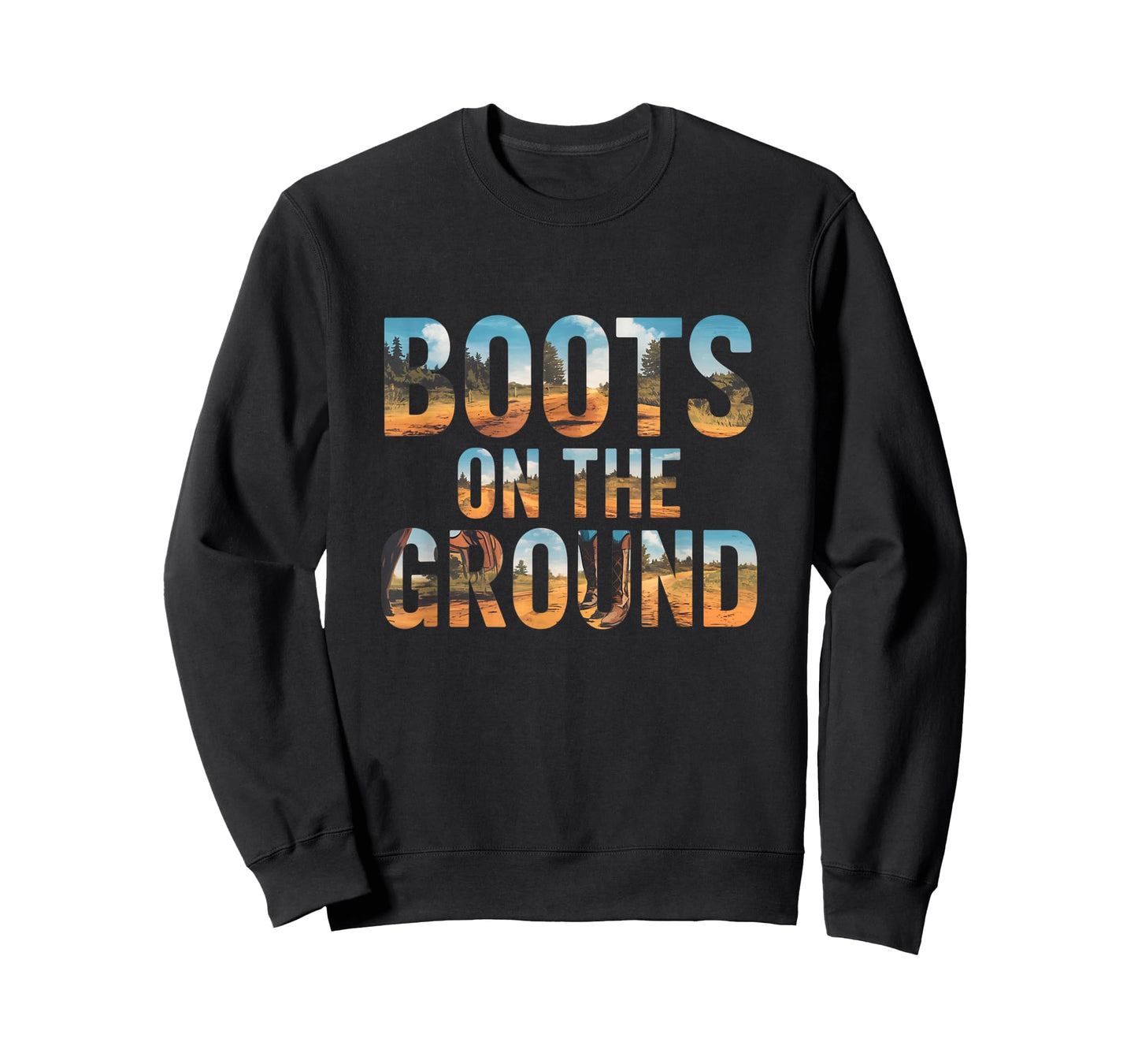 Boots On Da Ground Western Linedance T-Shirt