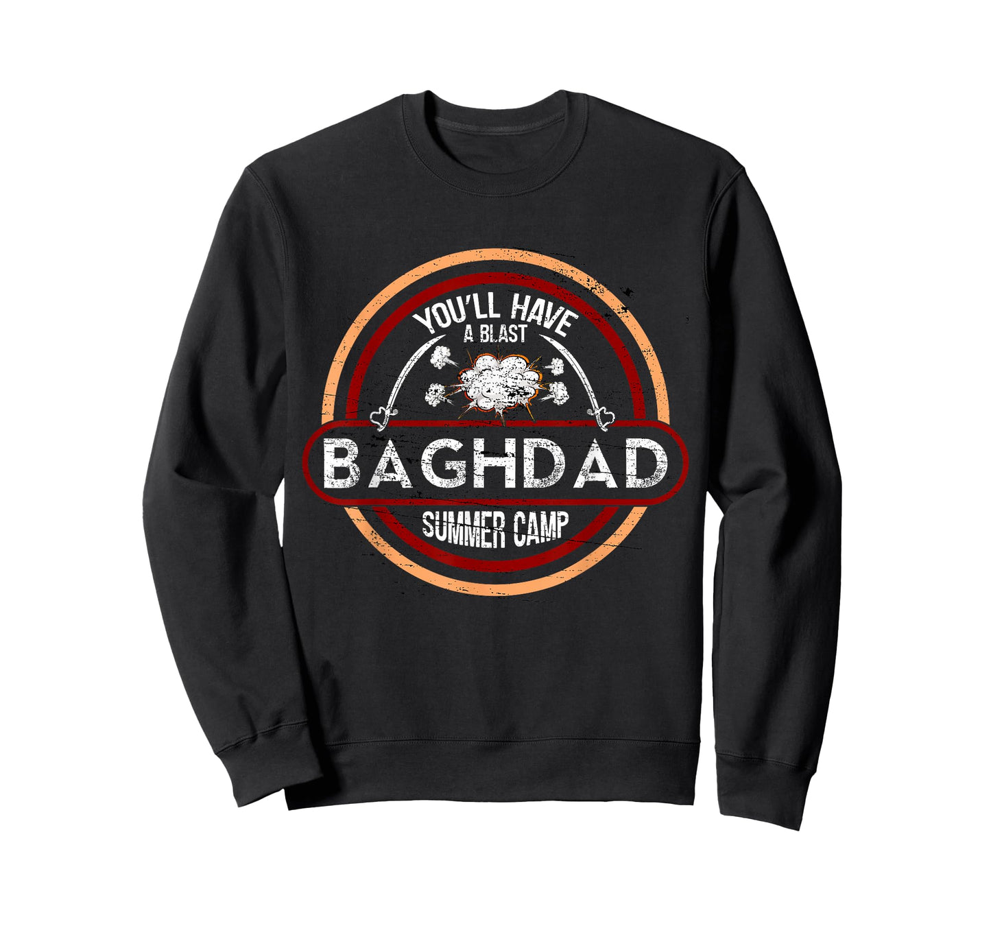 Baghdad Summer Camp | Iraq War Veteran Military T-Shirt T-Shirt
