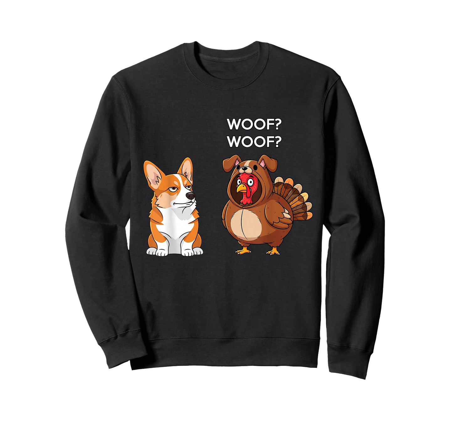 Funny Thanksgiving Corgi and Turkey T-Shirt