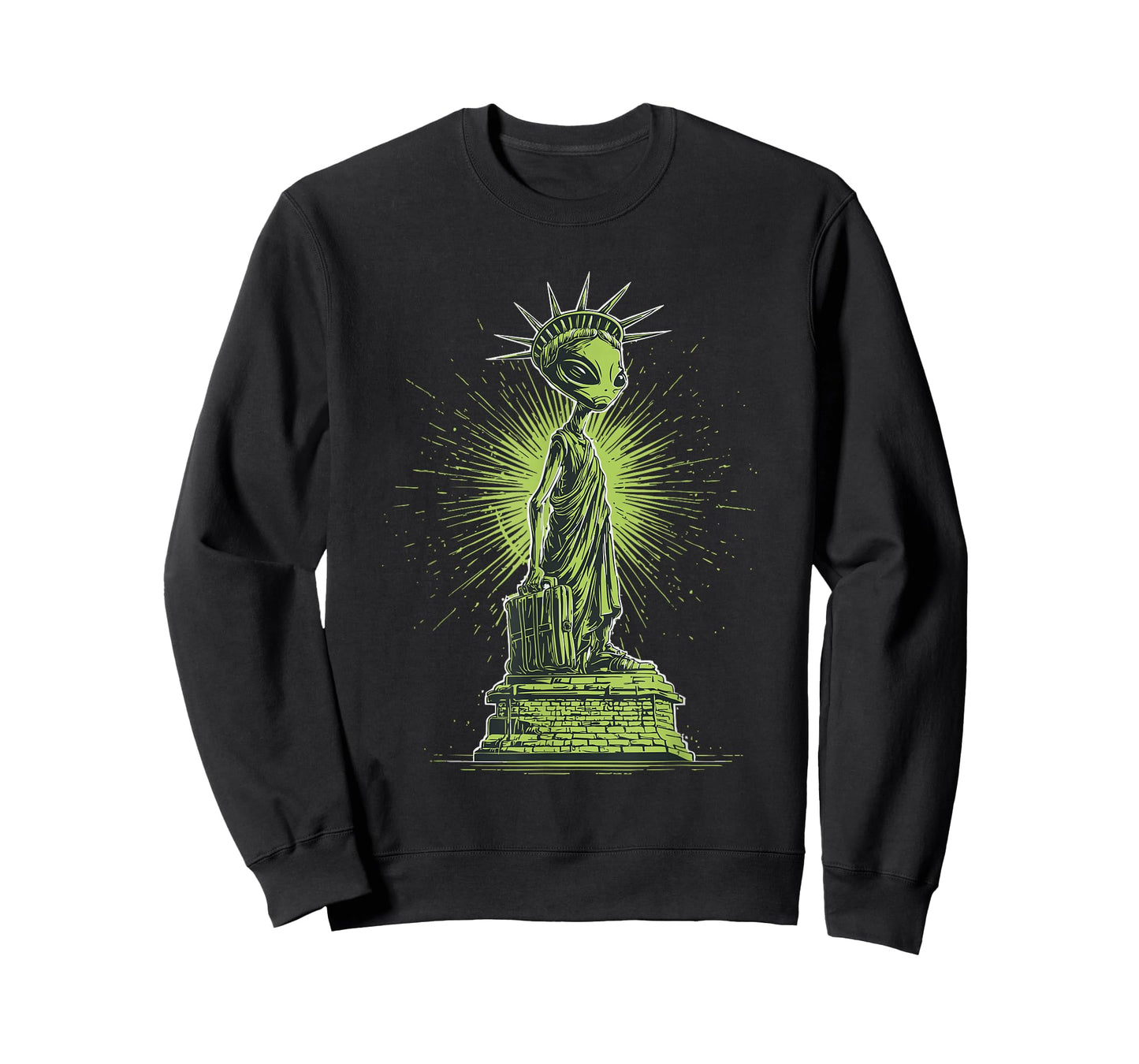 Cool Statue of Liberty Costume in Alien Look T-Shirt