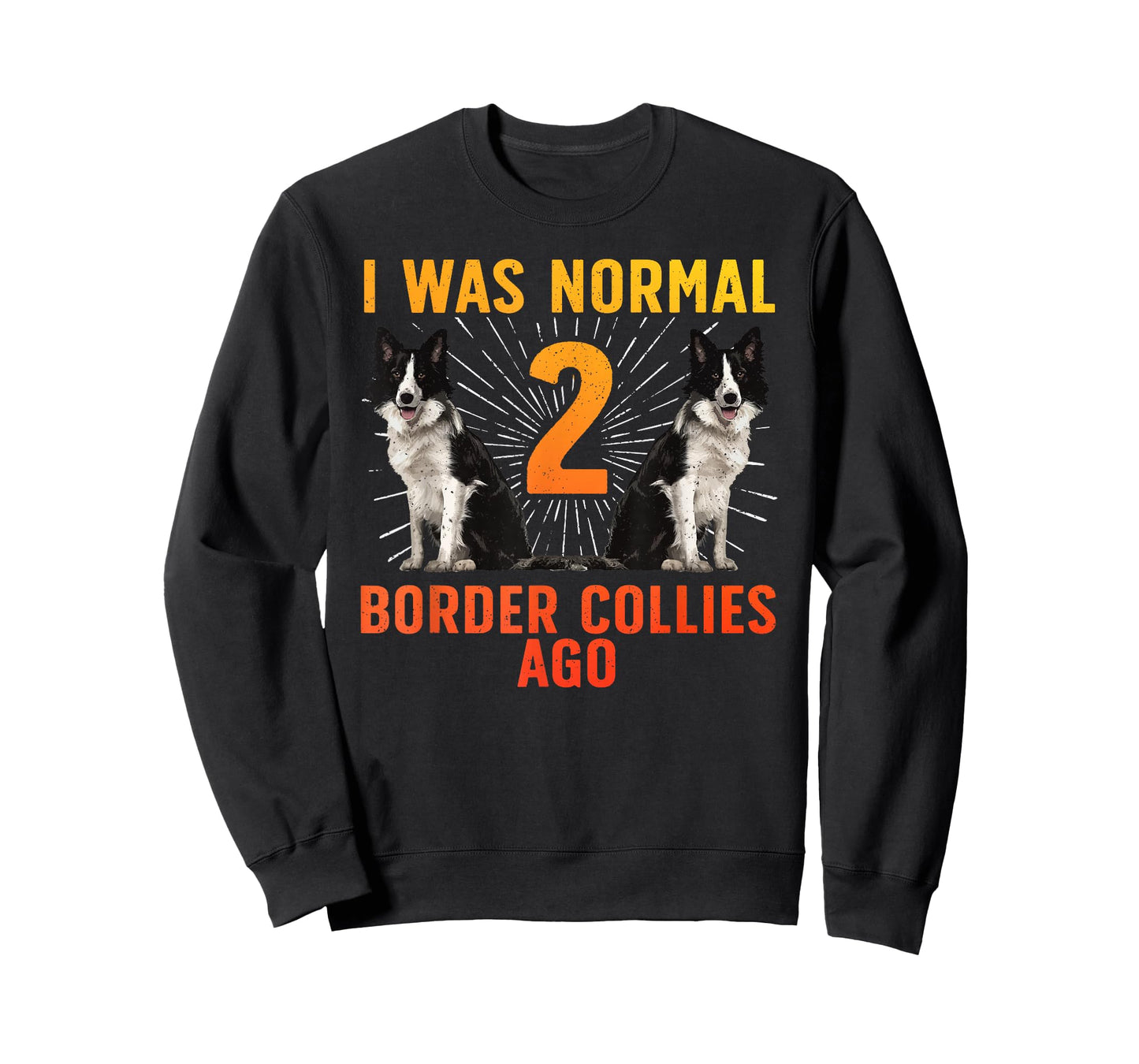 Border Collie Art For Men Women Kids Border Collie Lover T-Shirt
