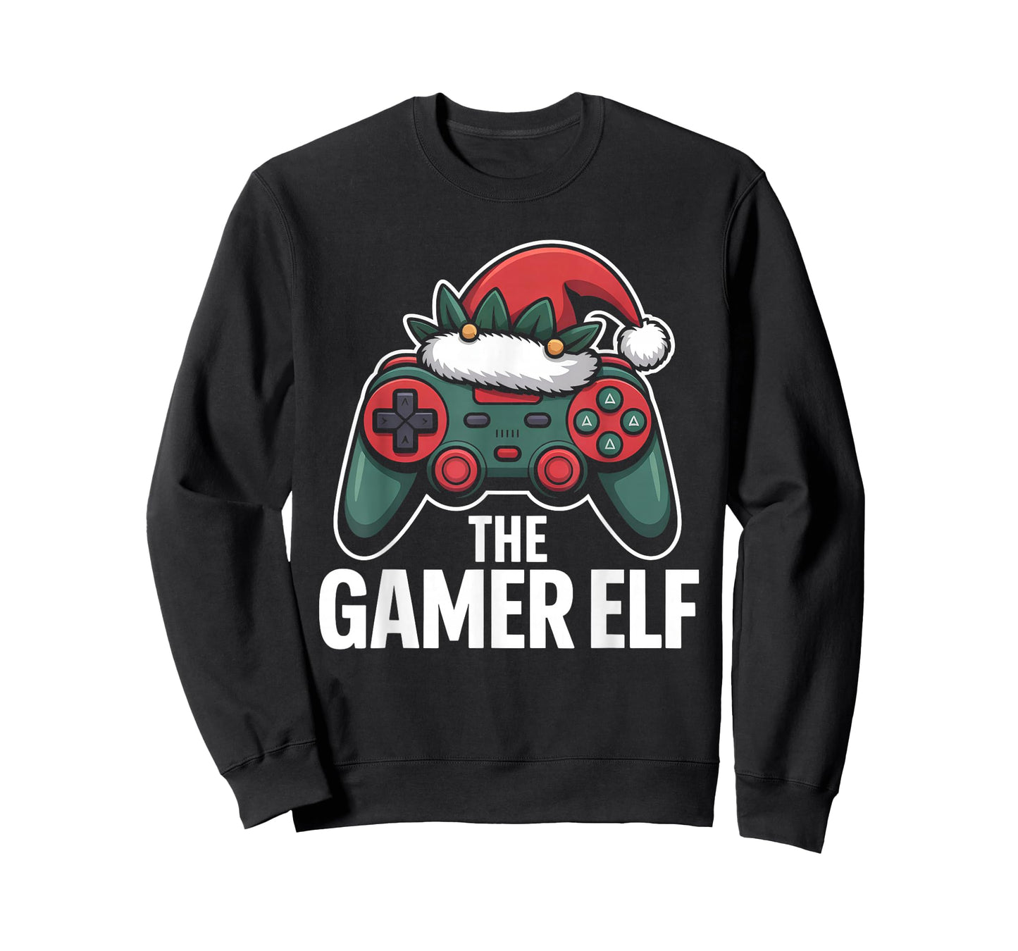 The Gamer Elf Video Gaming Boys Men Kids T-Shirt