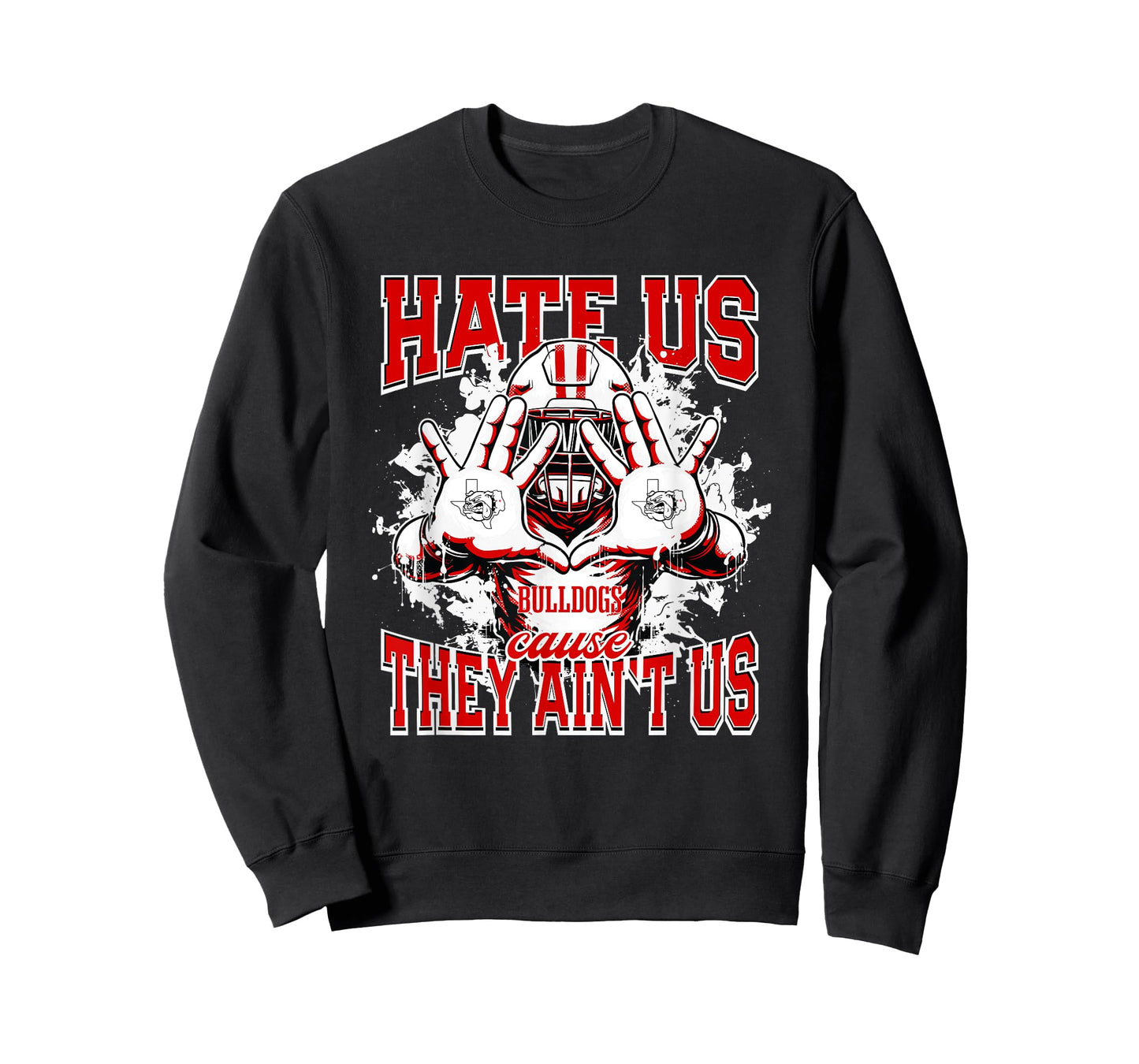 Carthage Bulldogs Logo Hate Us Cause They Ain't HS T-Shirt