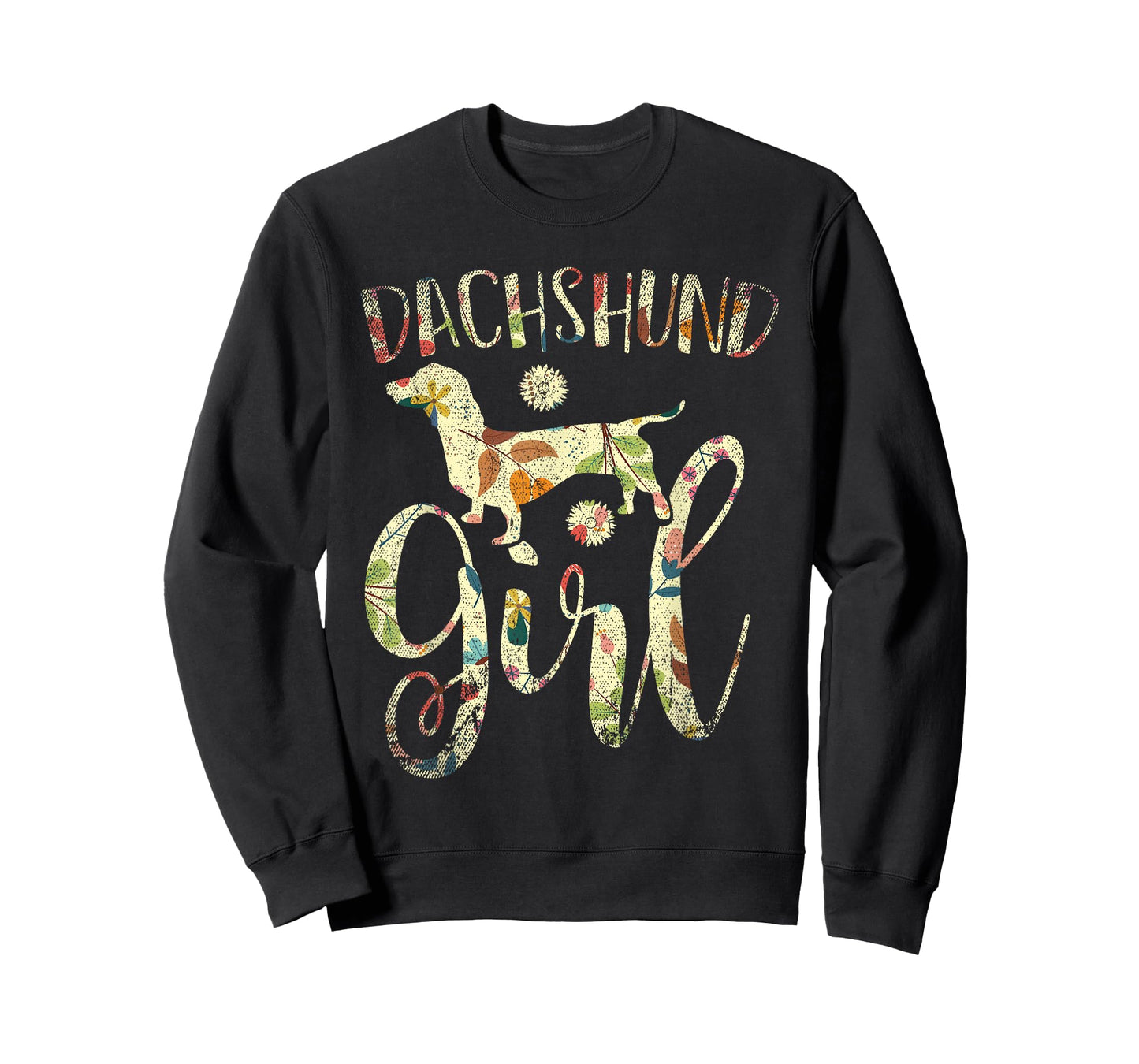 Dachshund Girl Dog Lover Women Girls Gift Vintage Dachshund T-Shirt