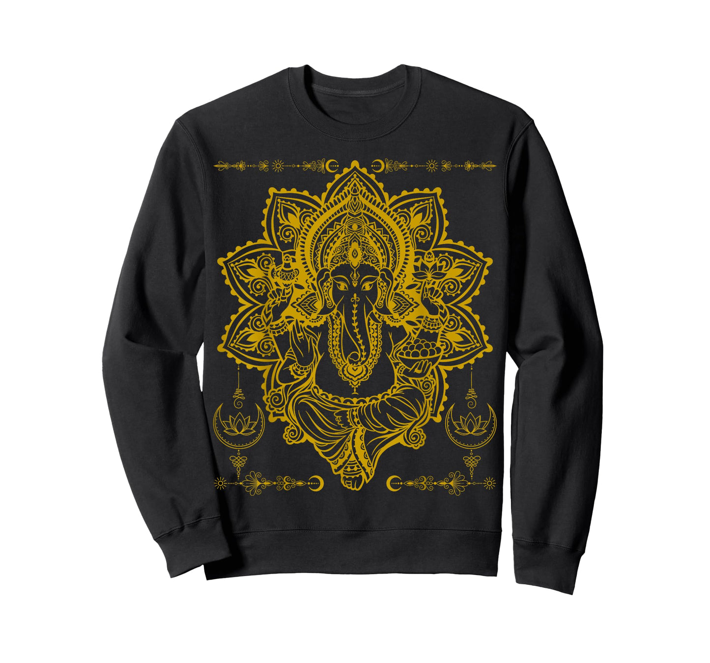 Ganesh Hindu Elephant God Ganesha Yoga Spiritual T-Shirt