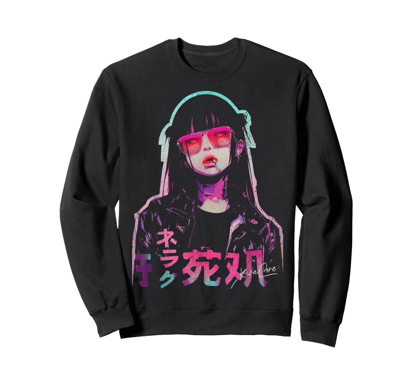 Japanese Streetwear Cyberpunk Y2K Retro Techwear Manga Anime T-Shirt
