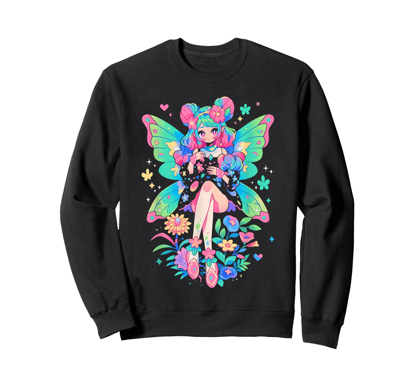 Anime Manga Girl | Kawaii Fairycore Fairy Kei Decora Kei T-Shirt