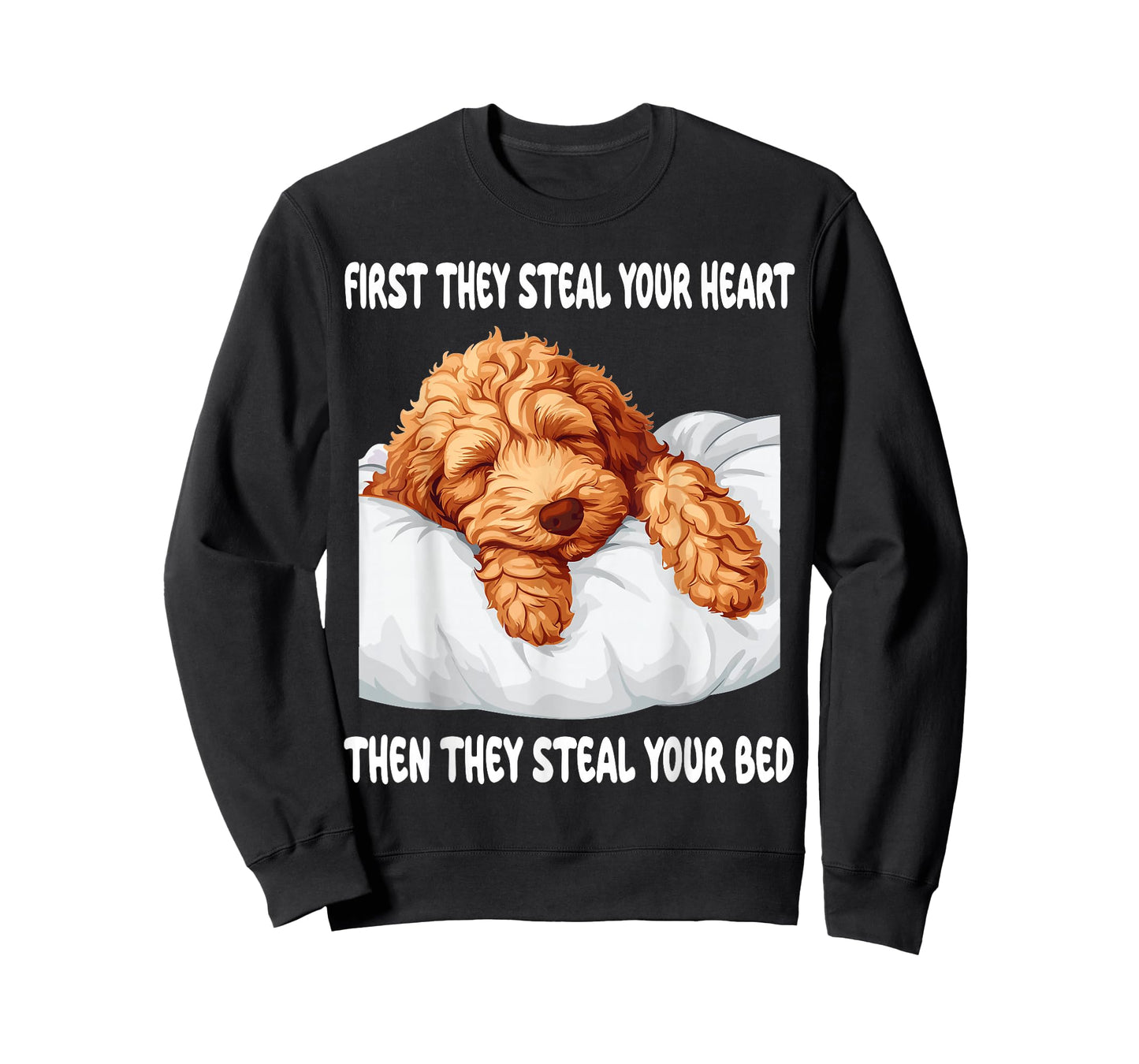 Goldendoodle Sleeping Pajamas Nightgown T-Shirt