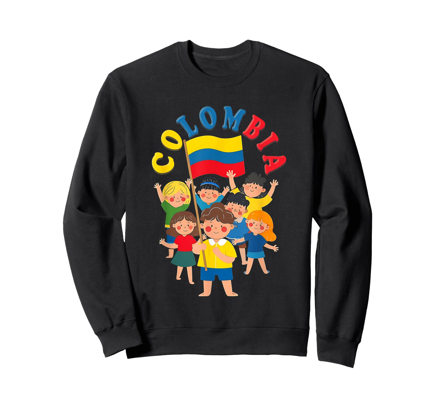 Kids Colombia Flag Hispanic Heritage Month Colombian T-Shirt