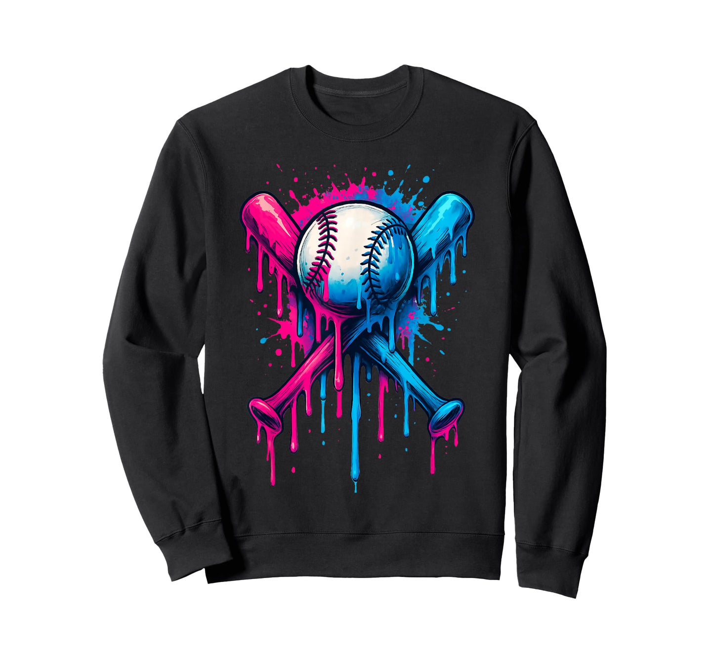 Baseball Drip For Boys Ice Cream Drip Toddler Boys Baseball T-Shirt