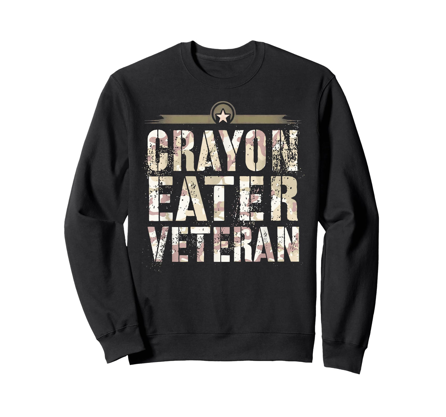 Funny CRAYON EATER VETERAN I Eat Proud Fubar Military T-Shirt