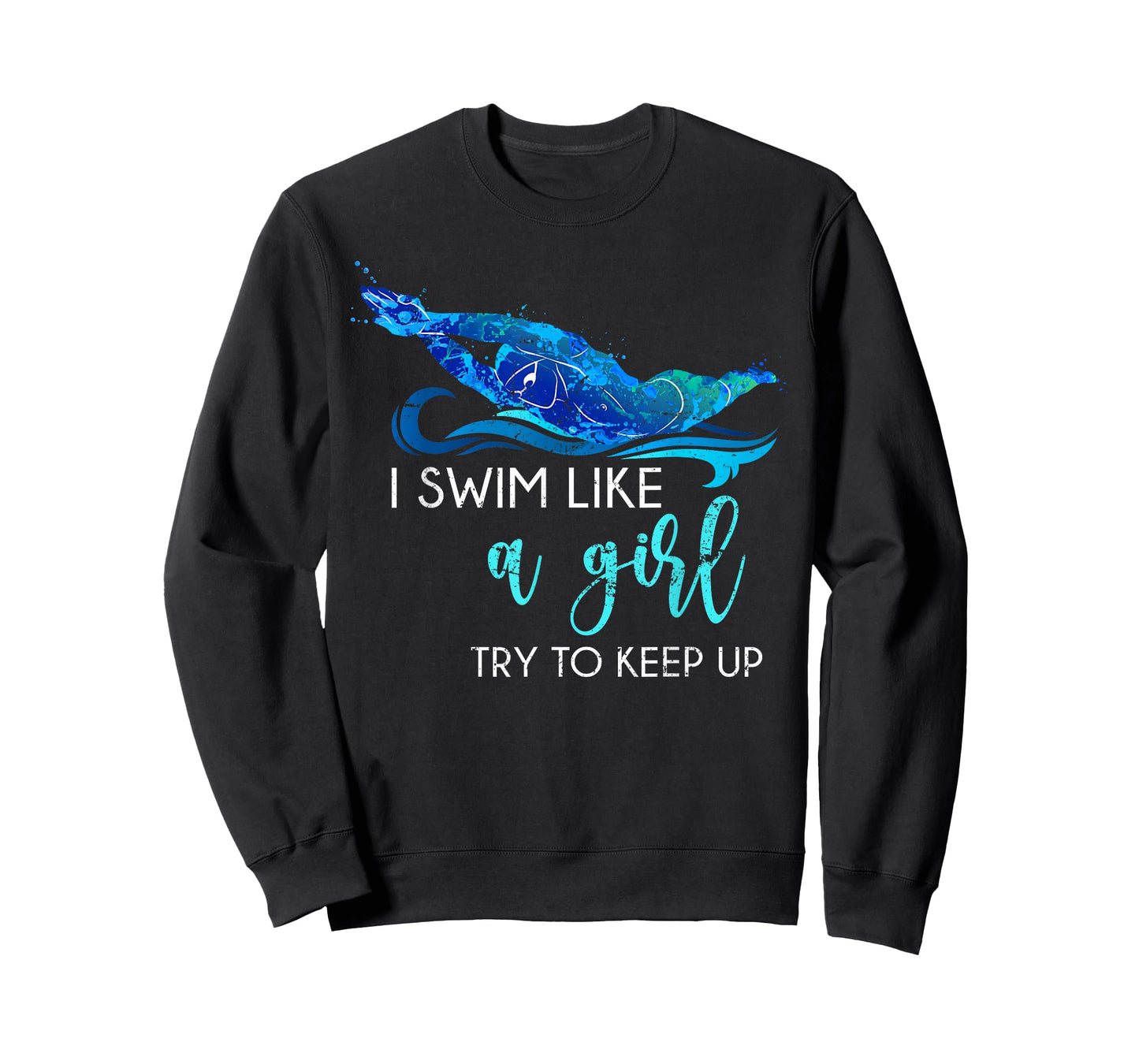 Swimmer Girls Women Swim Sport Athlete Funny Swimming T-Shirt
