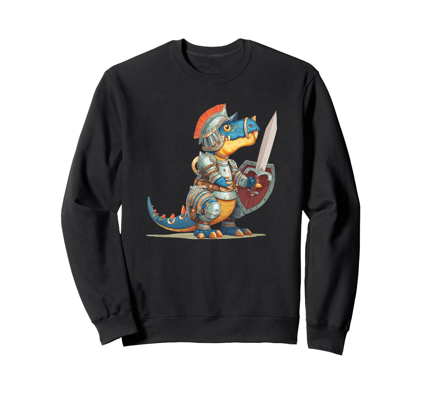 Cool Dinosaur for Medieval and Knights Lovers T-Shirt