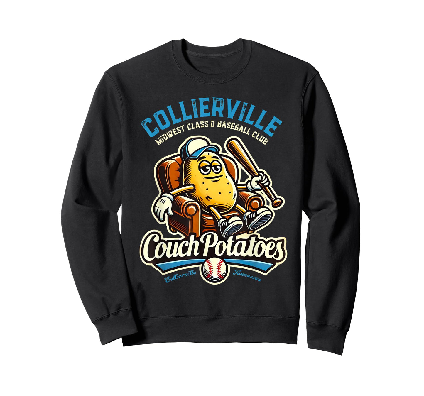 Minor League Baseball Collierville Couch Potatoes T-Shirt