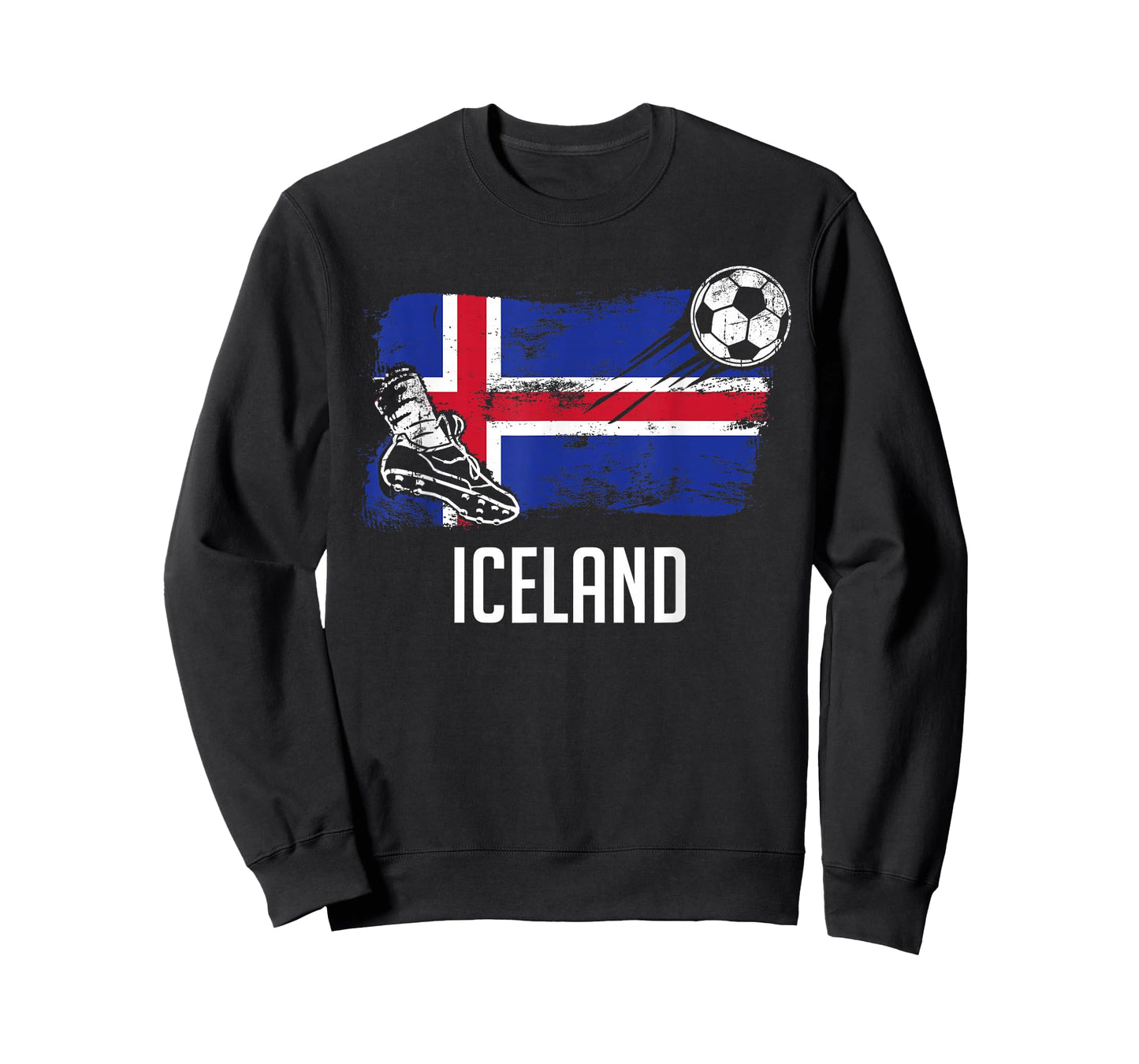 Iceland Flag Jersey Icelandic Soccer Team Icelandic T-Shirt