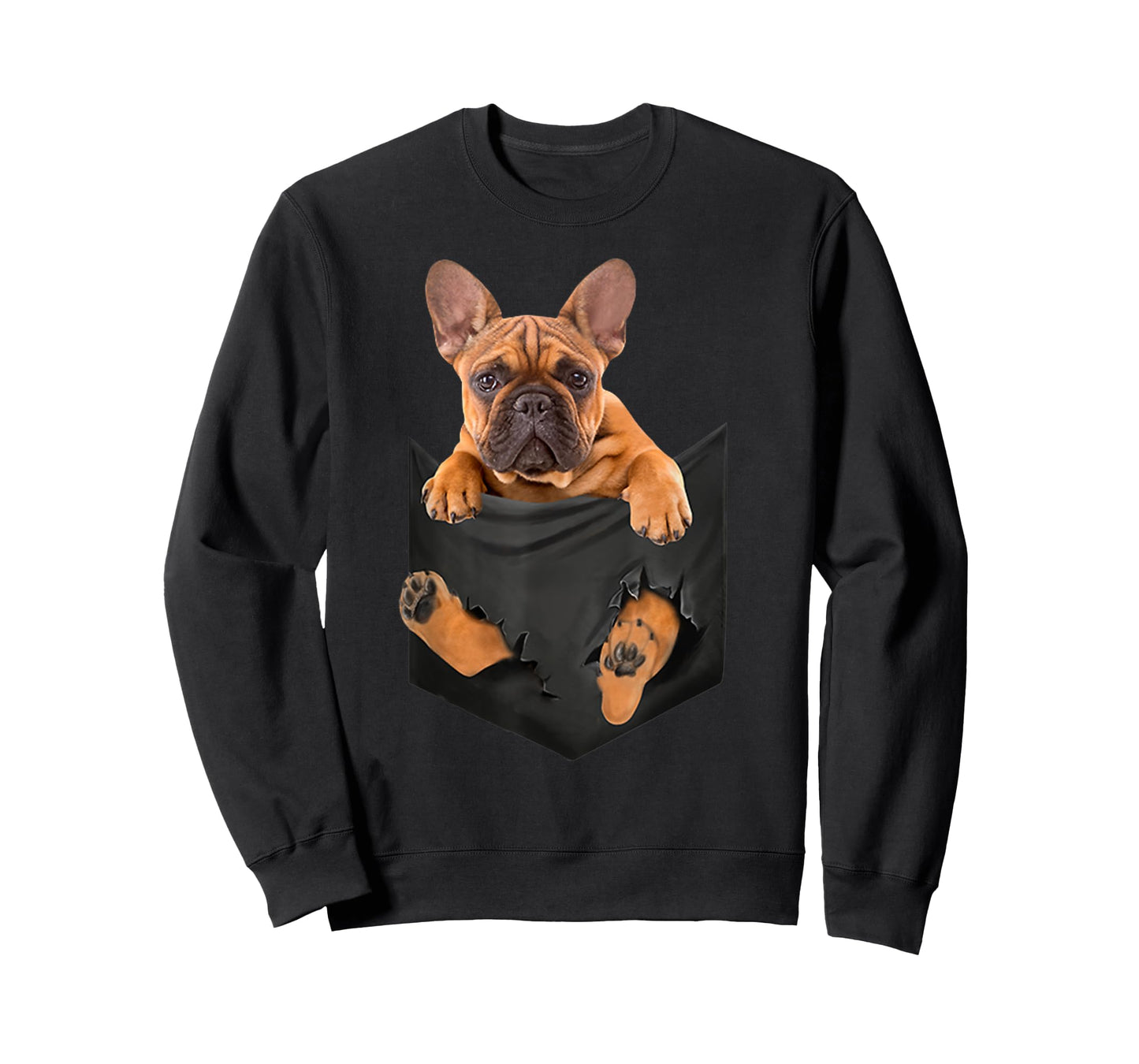Funny French Bulldog in Your Pocket for dog Lovers T-Shirt