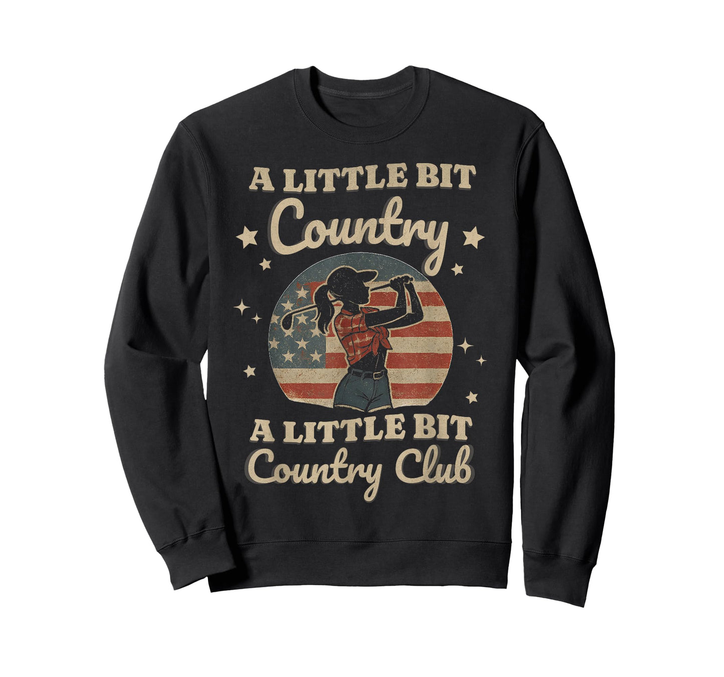 Country Golf Southern Cowgirl Golfing Country Club Golfer T-Shirt