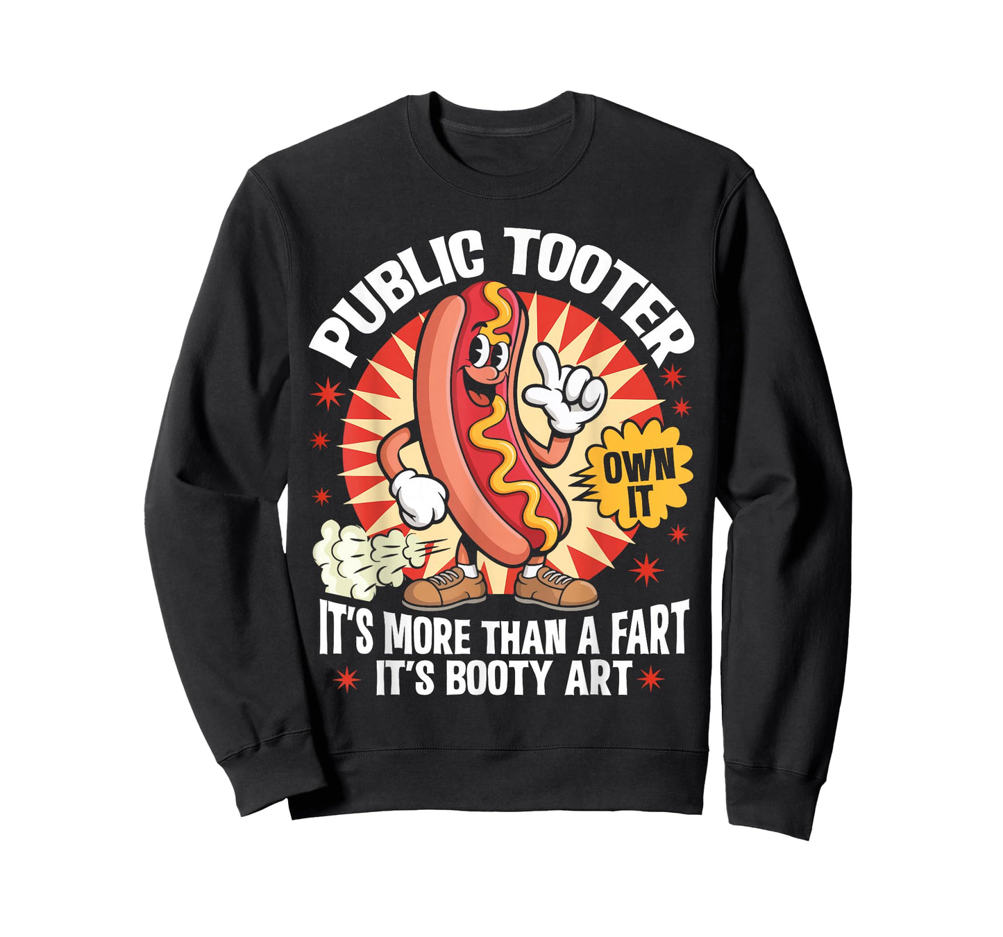 Public Tooter Funny Inappropriate Embarrassing Adult Humor T-Shirt