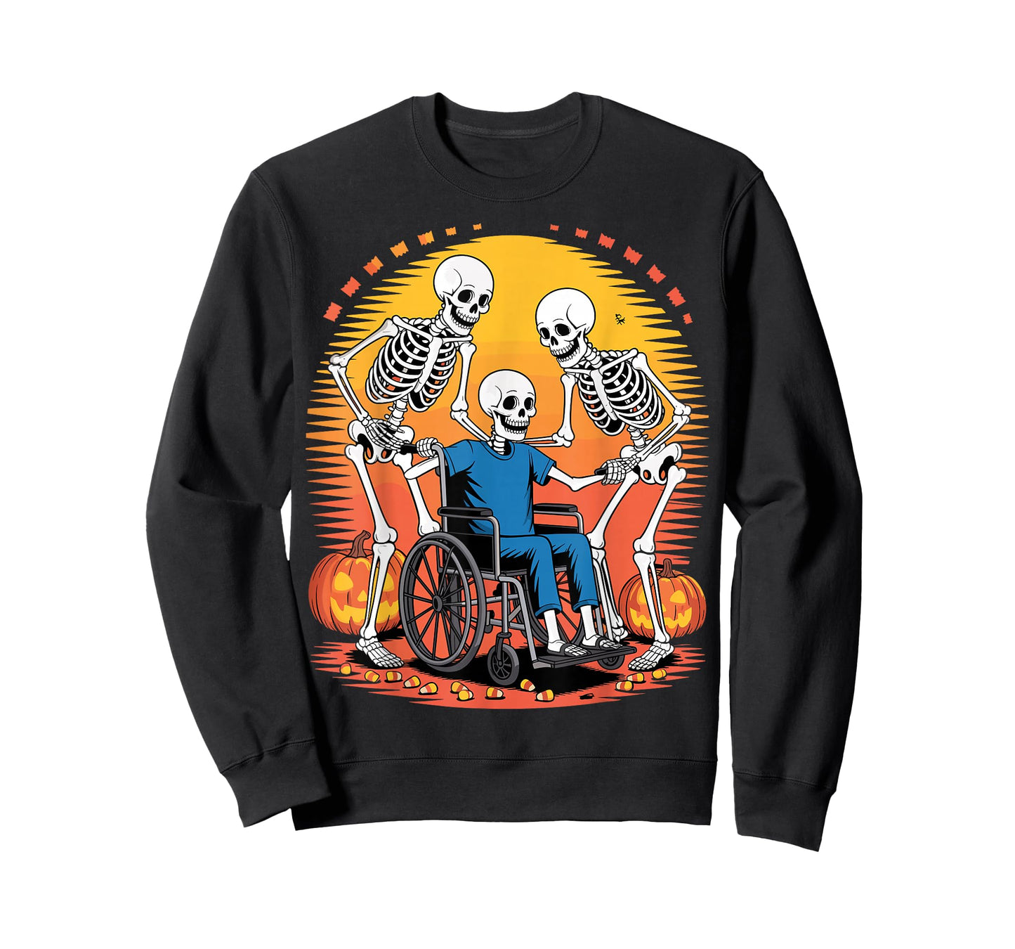 Nurse Skeletons Halloween Healthcare CNA Medical Crew T-Shirt