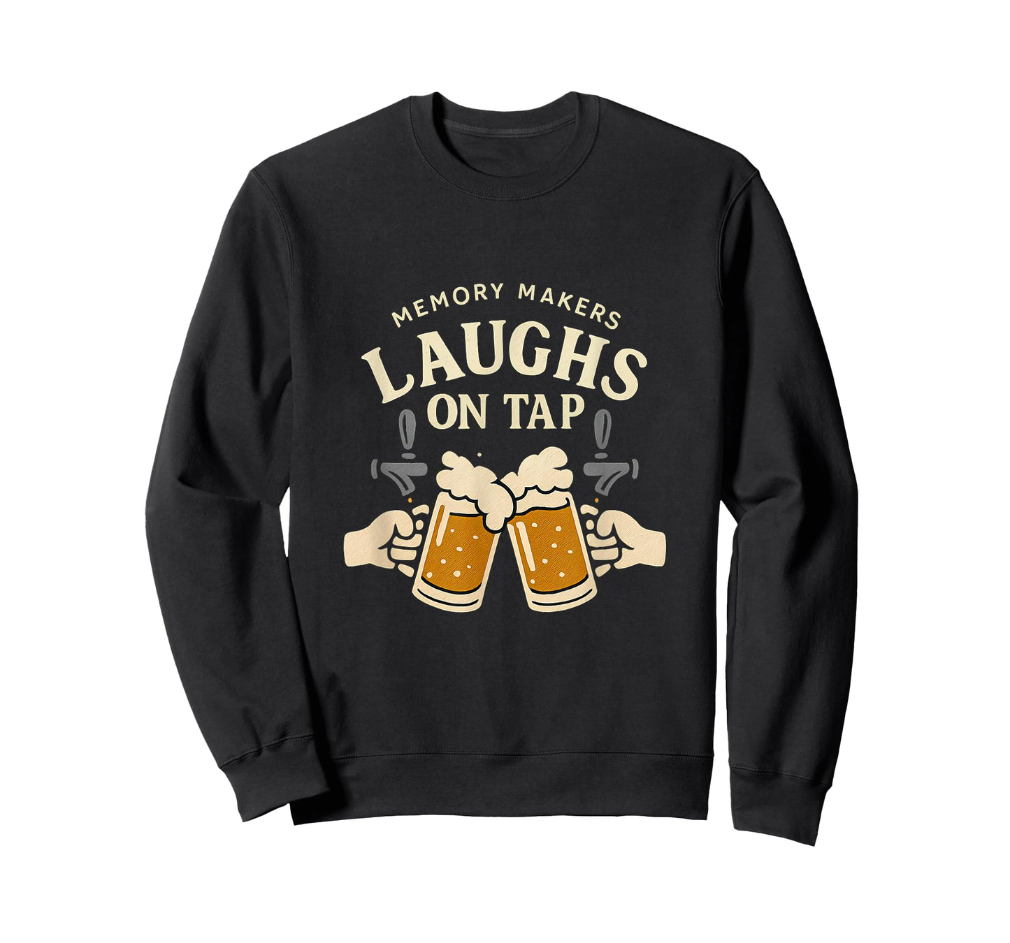 Laughs on Tap Beer Pub Sign Party Novelty T-Shirt