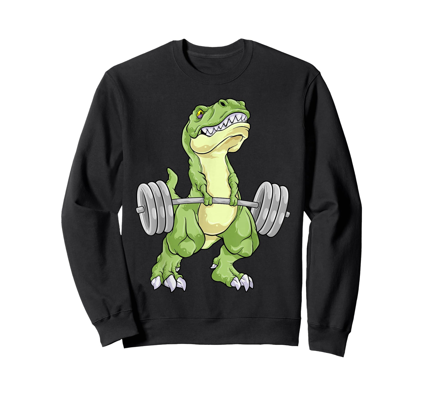 Dinosaur Gym Weightlifting T-Rex Fitness Workout Deadlift T-Shirt