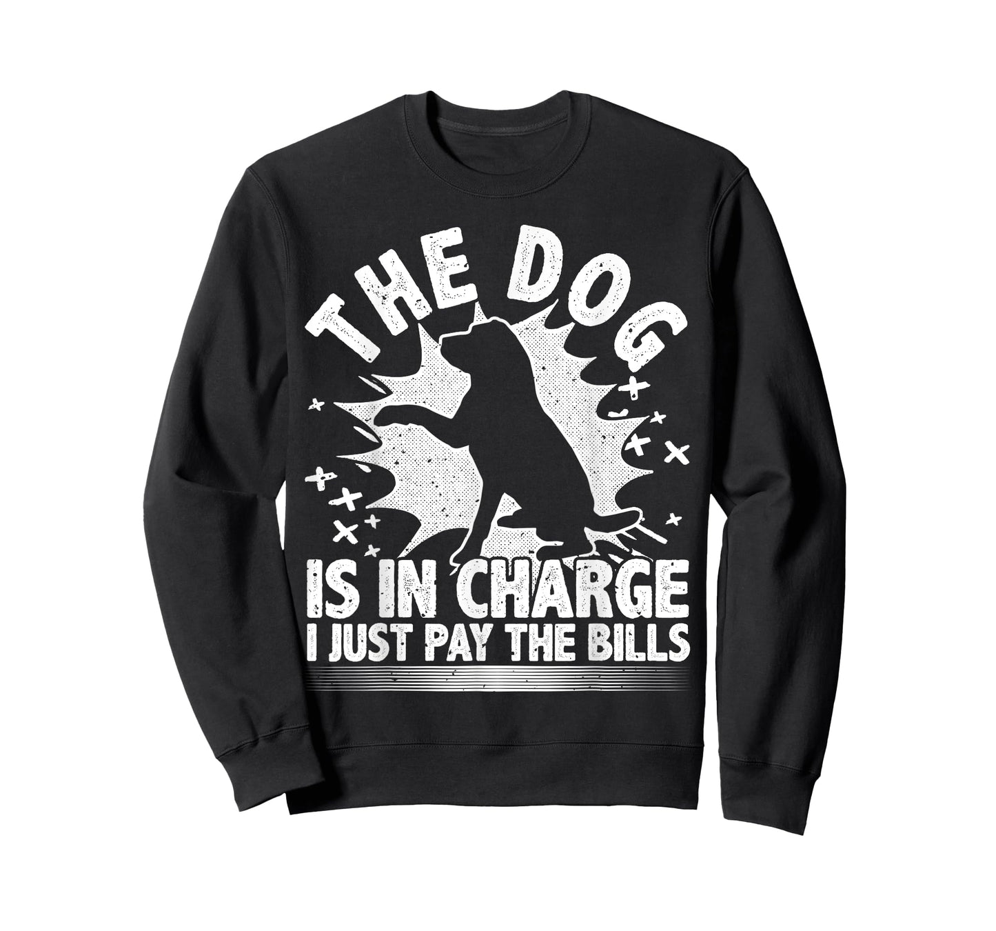 Dog Lover, Dog Is In Charge, Funny Design For Dog Owners T-Shirt for Men Women