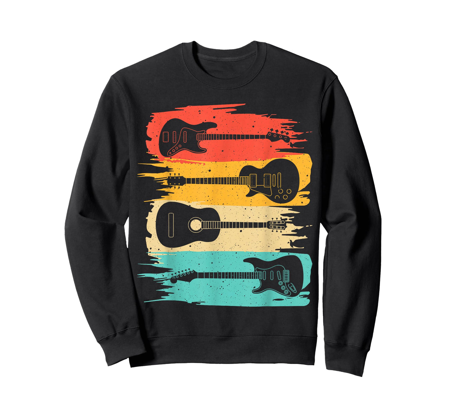 Vintage Guitar Gift For Men Women Music Band Guitarist Stuff T-Shirt