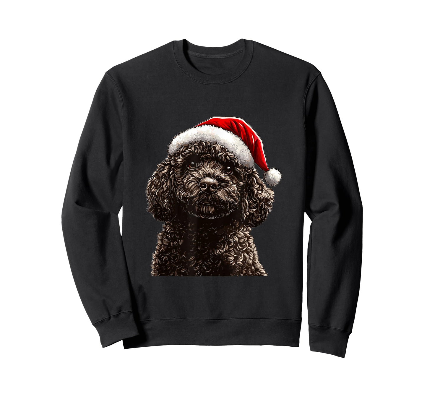 Cute Spanish Water Dog Christmas Merry X-mas Graphic T-Shirt