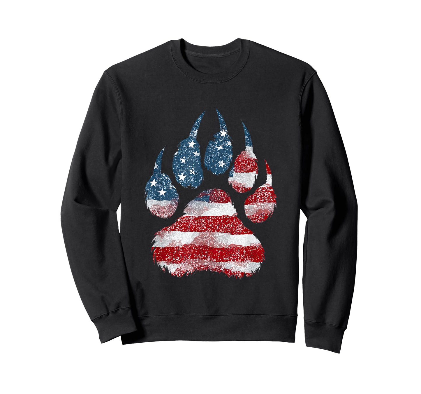 Cool Big Paw in US Colors T-Shirt
