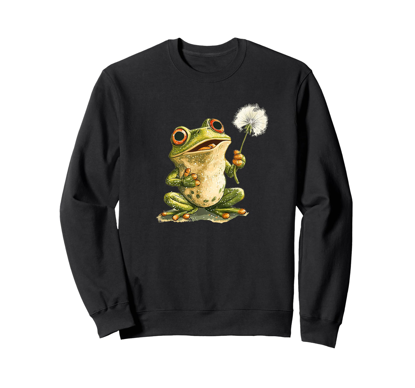 Nice Frog blows Dandelion Flower Costume T-Shirt
