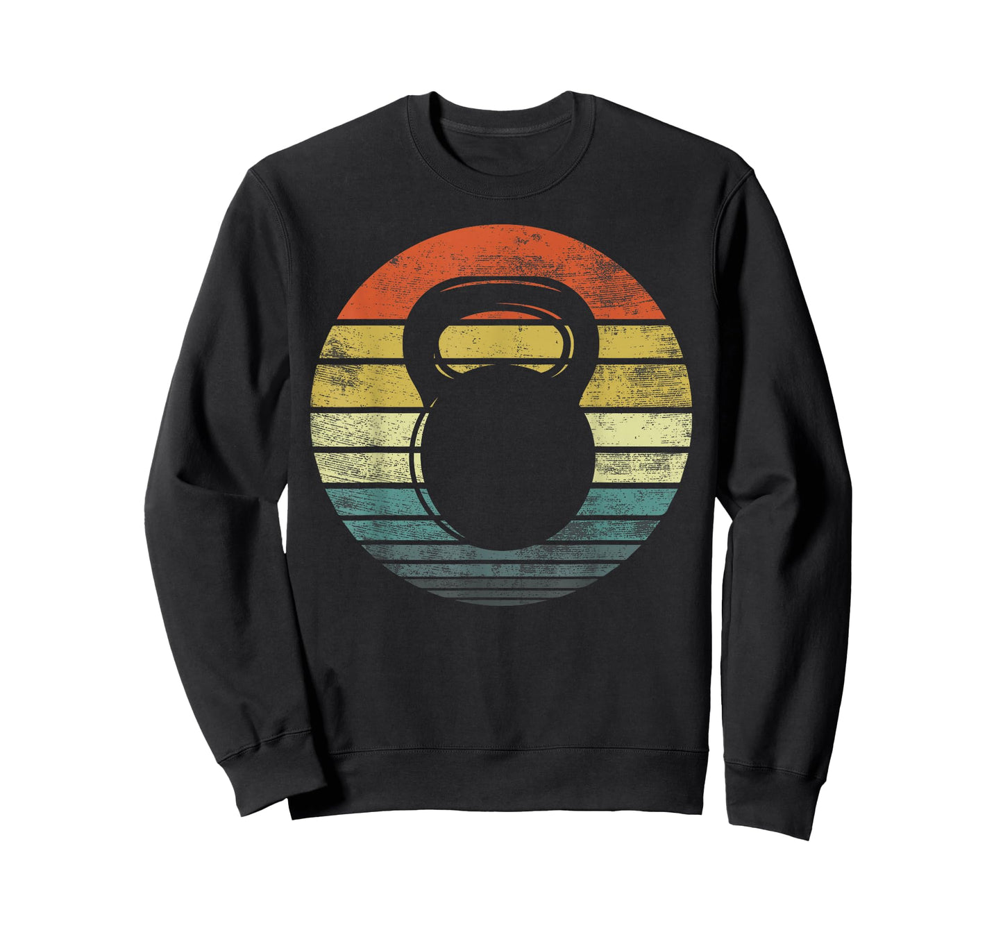 Kettlebell Gifts Funny Workout Retro Vintage Fitness Gym T-Shirt