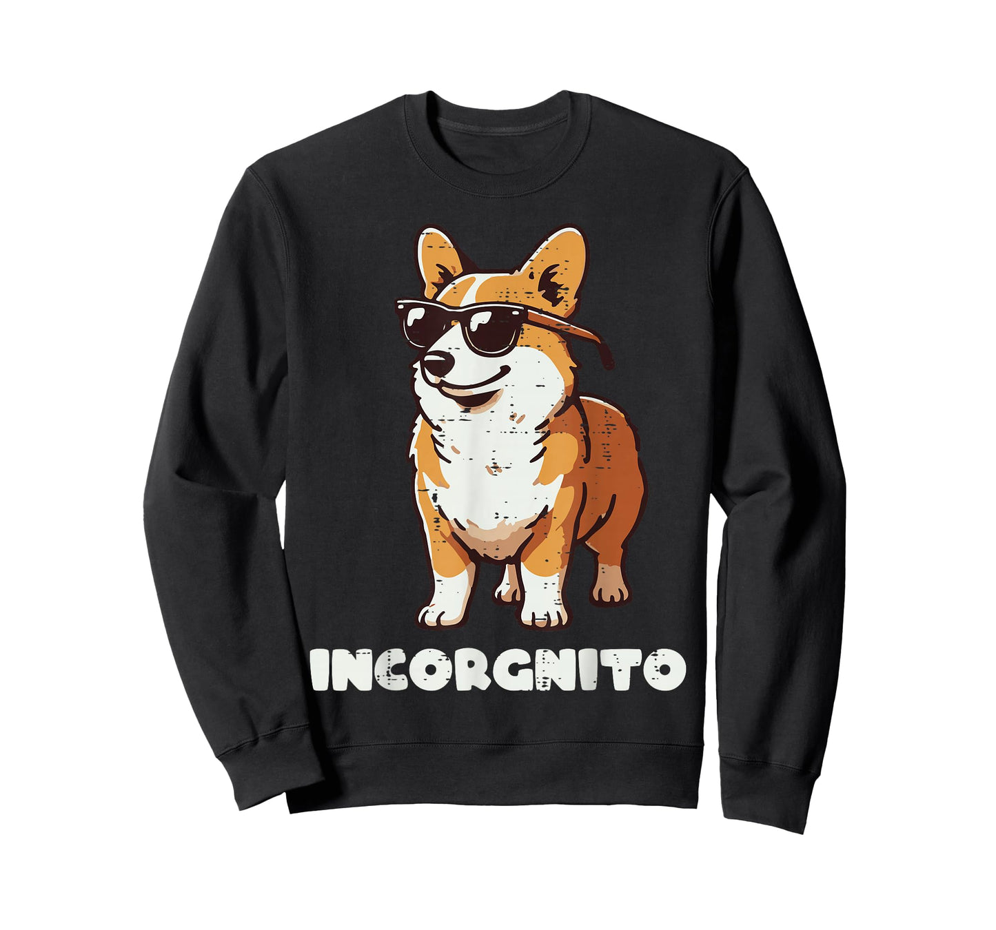 Corgi Dog Sunglasses Incorgnito Funny Saying Men Women Kids T-Shirt