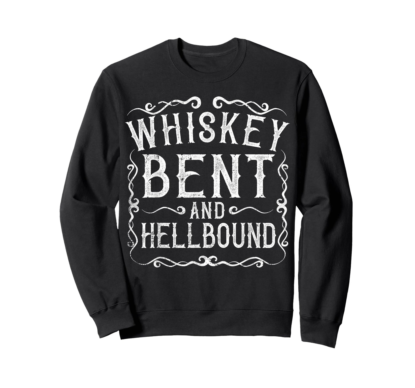 Whiskey Bent And Hellbound Shirt Country Biker Bourbon Gift T-Shirt
