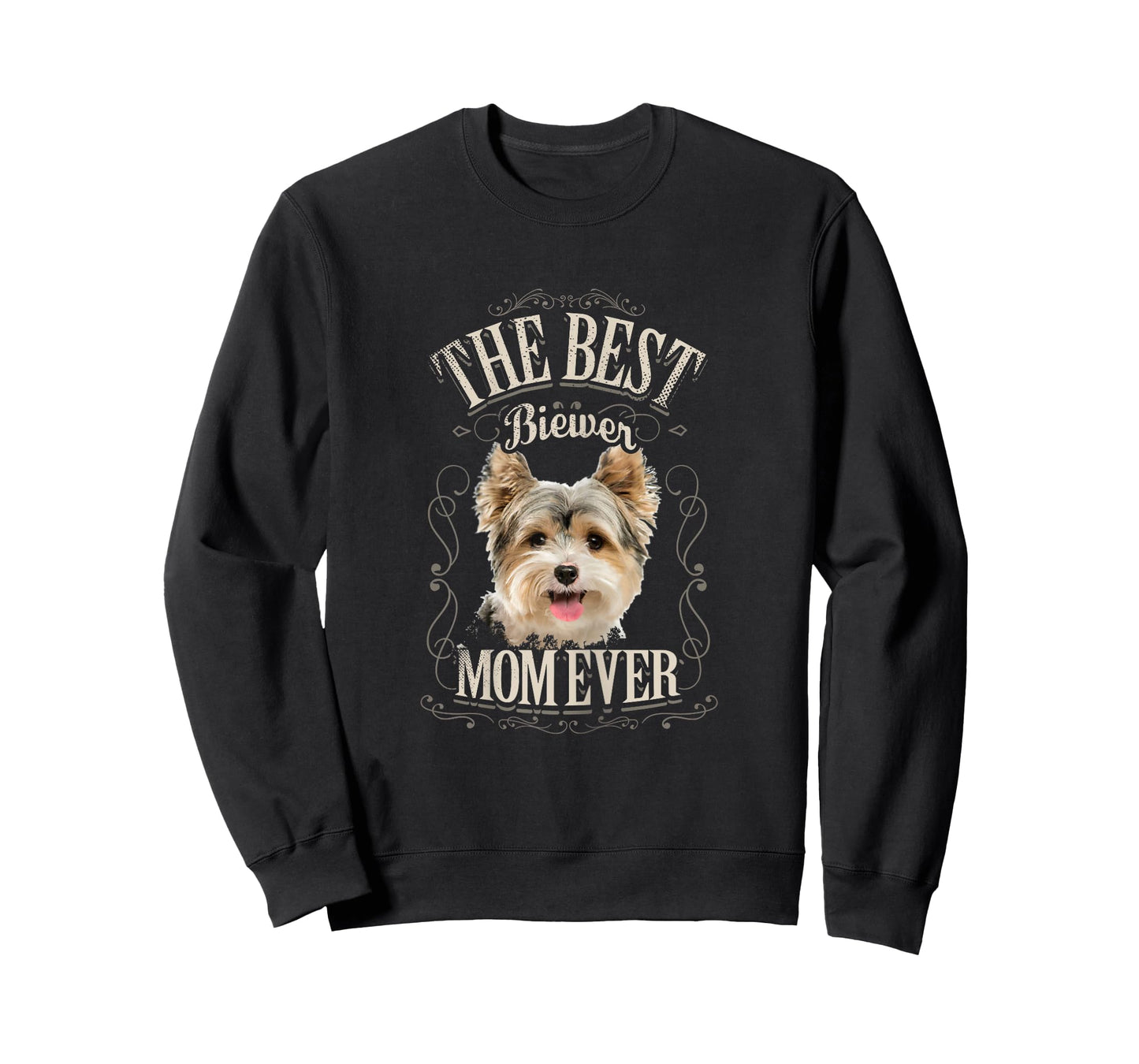 Best Biewer Mom Ever Funny Biewer Terrier Dog Gifts Vintage T-Shirt