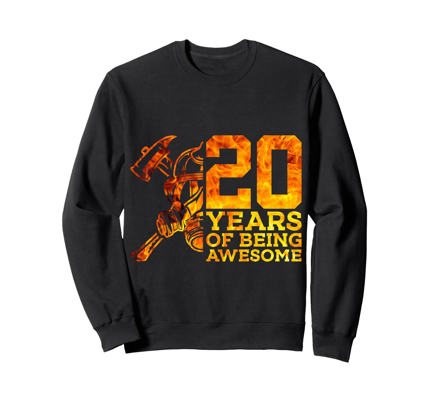 20 YEARS OF BEING AWESOME FIRE 20TH BIRTHDAY T-Shirt