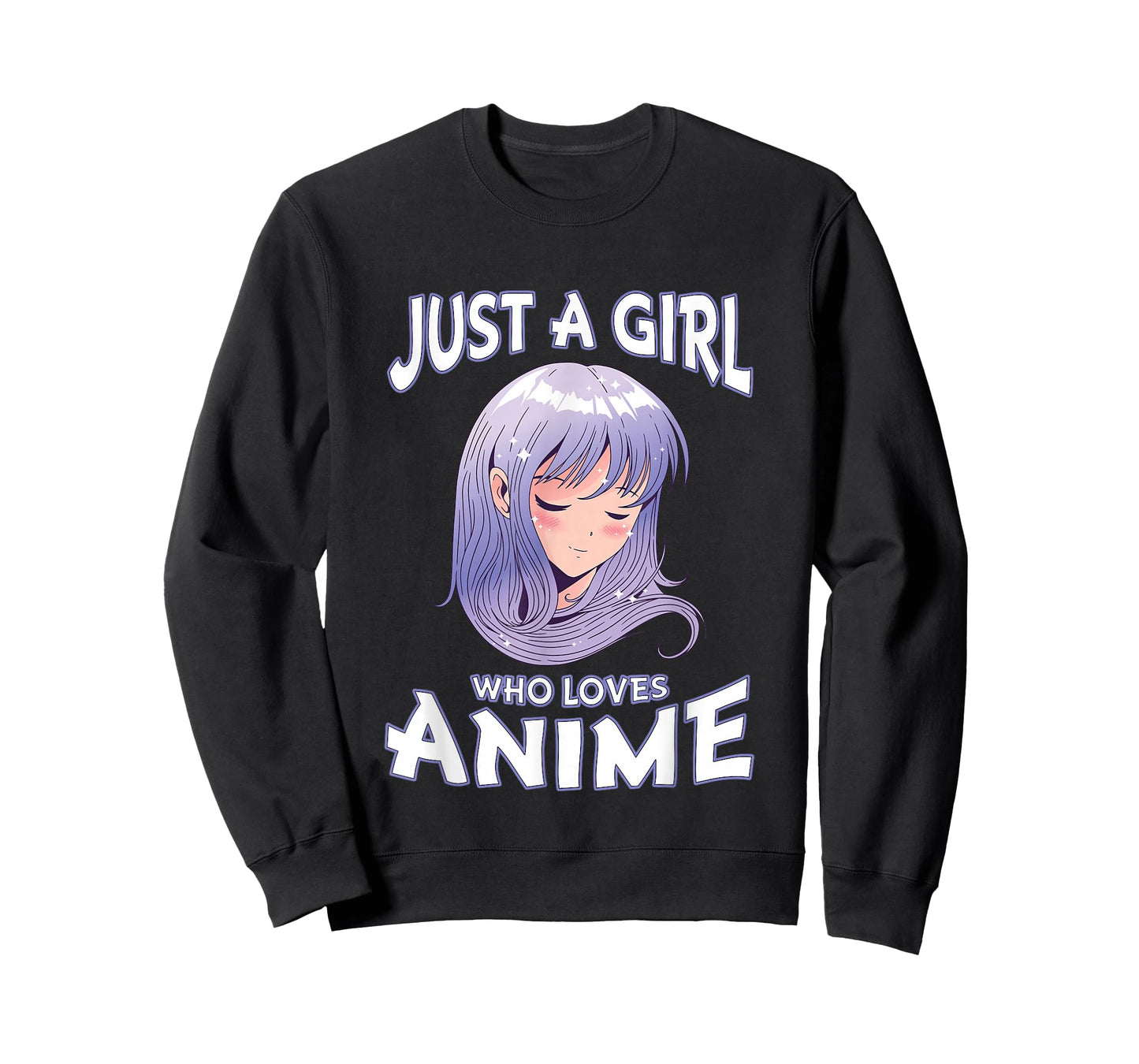 Just A Girl Who Loves Anime Gifts for Teen Girls Anime Merch T-Shirt Small