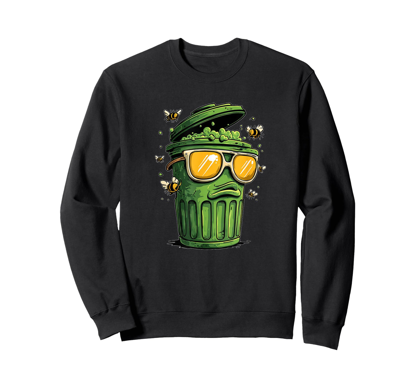 Stinky Trash Can with Bold Shades for Boys and Girls T-Shirt